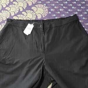 NWT Eileen Fisher Cropped Wide Trouser